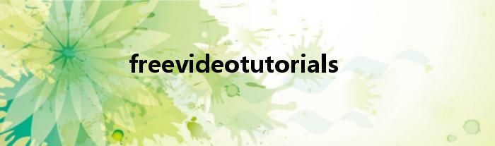 freevideotutorials