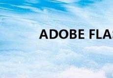 ADOBE FLASH PLAYER 11.8