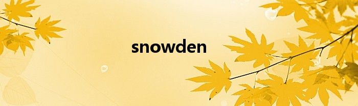 snowden