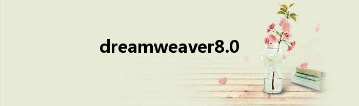 dreamweaver8.0