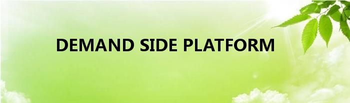 DEMAND SIDE PLATFORM