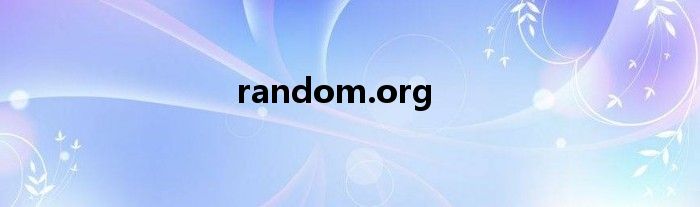 random.org