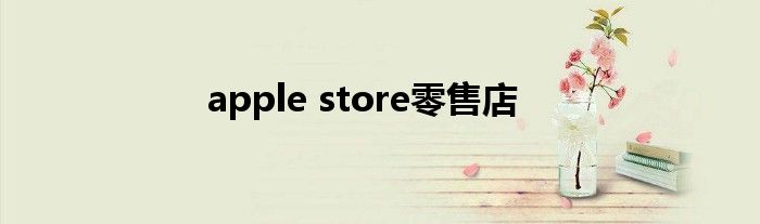 apple store零售店