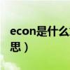 econ是什么意思车上的本田（econ是什么意思）