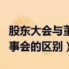 股东大会与董事会职权的关系（股东大会与董事会的区别）