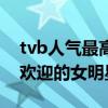 tvb人气最高的女星 盘点10个TVB颜值高受欢迎的女明星