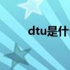 dtu是什么贸易条款（dtu是什么）