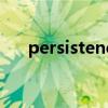 persistence什么意思啊（persisted）