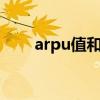 arpu值和arppu（ARPU值是什么）